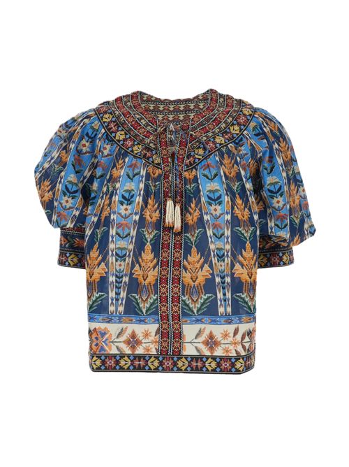FARM RioTop con stampa FARM Rio | 34882226032 EMBROIDERED TAPESTRY